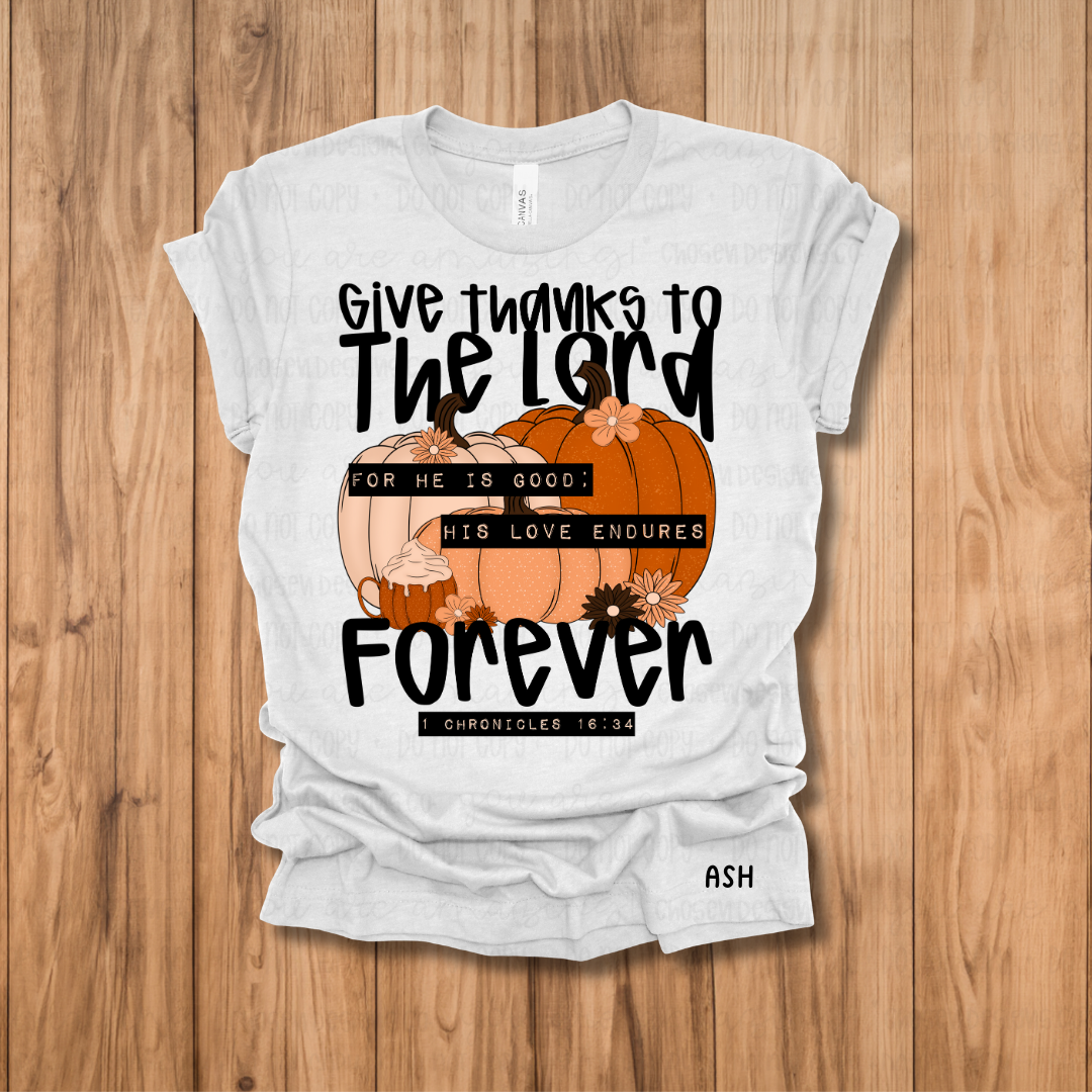 Give Thanks to the Lord