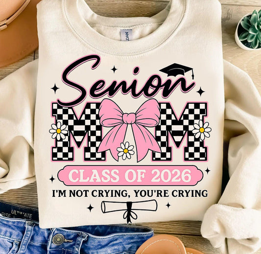 Checkered Senior Mom