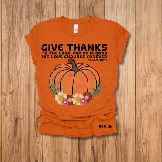 Give Thanks to the Lord