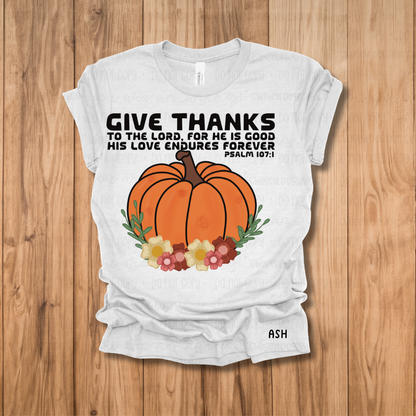 Give Thanks to the Lord