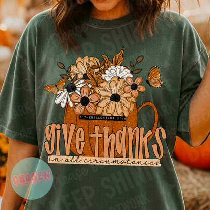 Floral Give Thanks