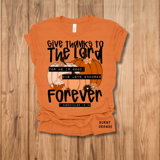 Give Thanks to the Lord