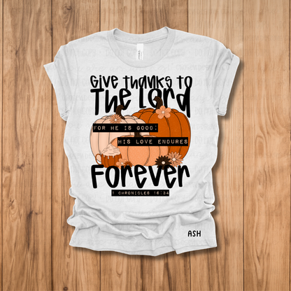 Give Thanks to the Lord