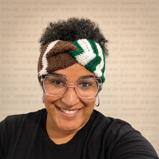 Game day Crochet Headband